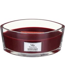 Бурбон из бузины, ароматическая свеча эллипс, WoodWick