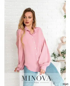 Рубашка 4117-пудровый Minova