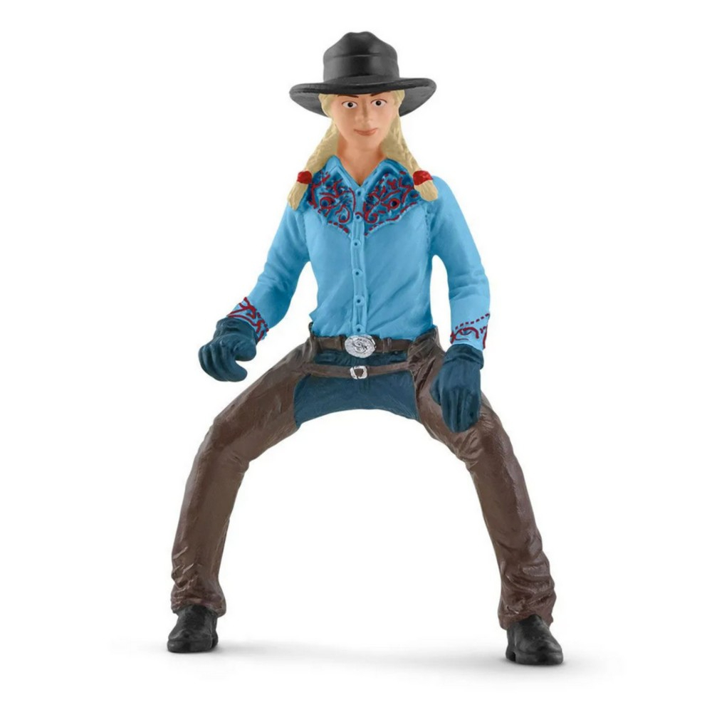 Schleich - Ковбойка и ловля на лассо 42577