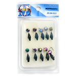 Мормышка "Овсинка" с подвеской (3мм, 0.7гр)