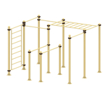 Спортивный комплекс №108, шведская стенка, турник, брусья, рукоход, 3930*3640*2700 мм., D=89 мм.