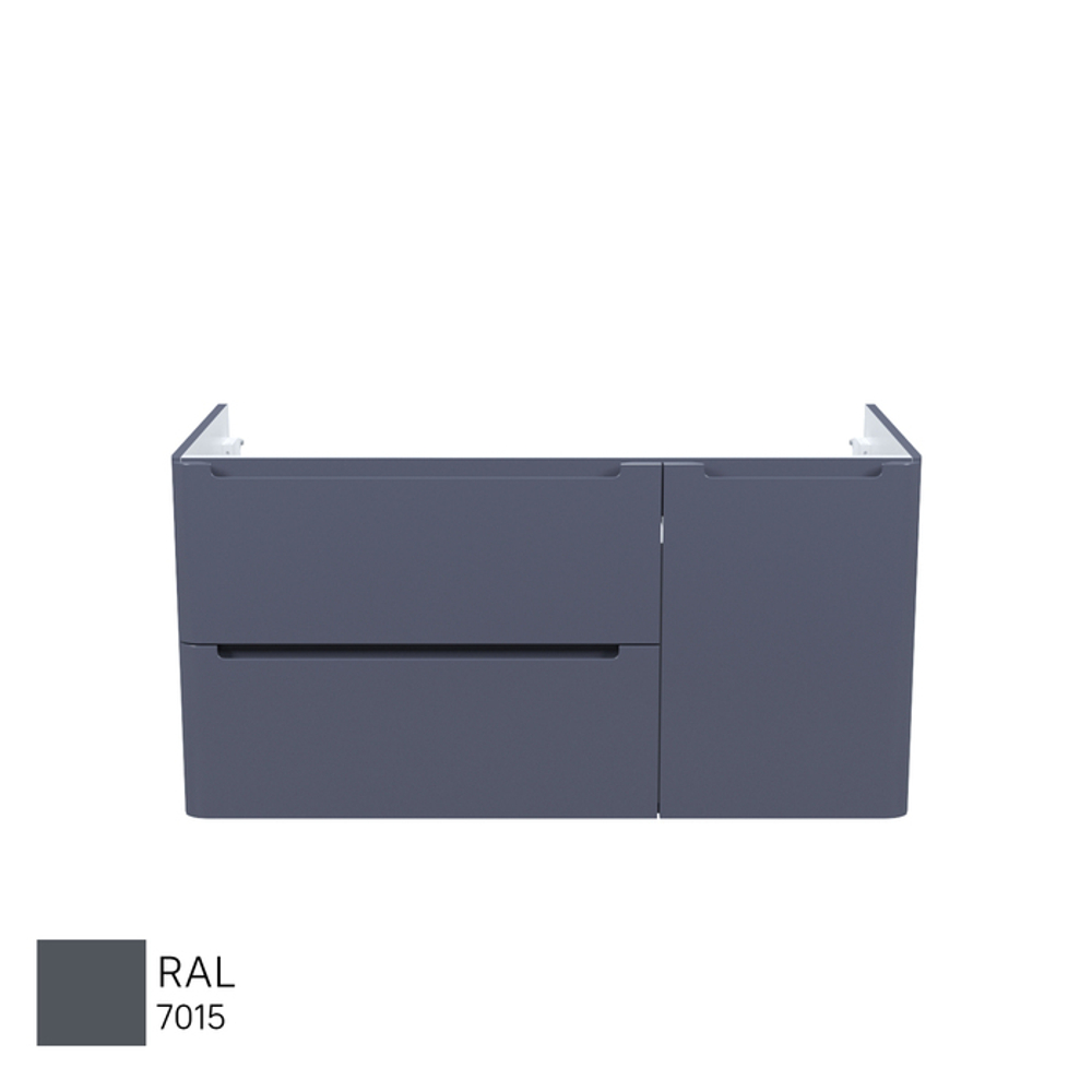 Тумба подвесная IDDIS Edifice, 100 см, темно-серый, EDI10D0i95