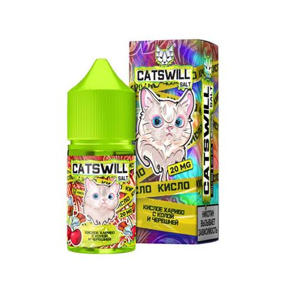 Жидкость CATSWILL Sour Salt 2% STRONG 30 ml