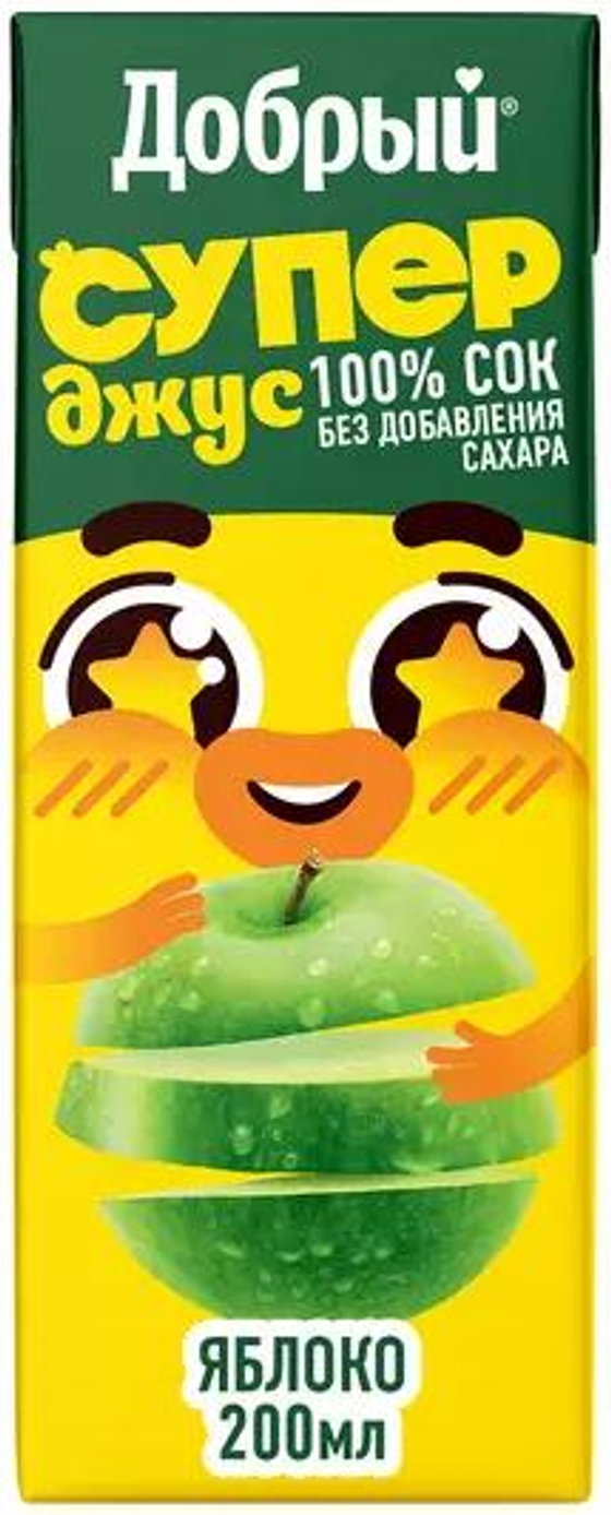 Сок Добрый 200мл Супер Джус яблоко