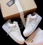 Белые кроссовки Louis Vuitton Nike Air Force 1