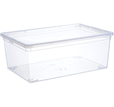 Ящик прозрачный 10л 370х250х140мм М2352