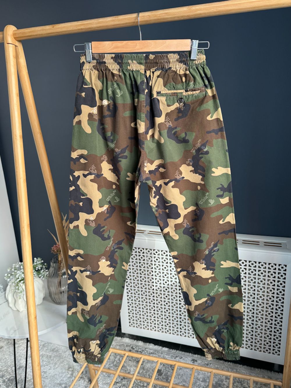 Хлопковые брюки Off-White, 164