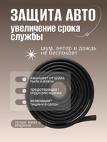 Уплотнитель проема дверей Лада Приора, Калина, Гранта, седан, хэтчбэк. (1 штука)