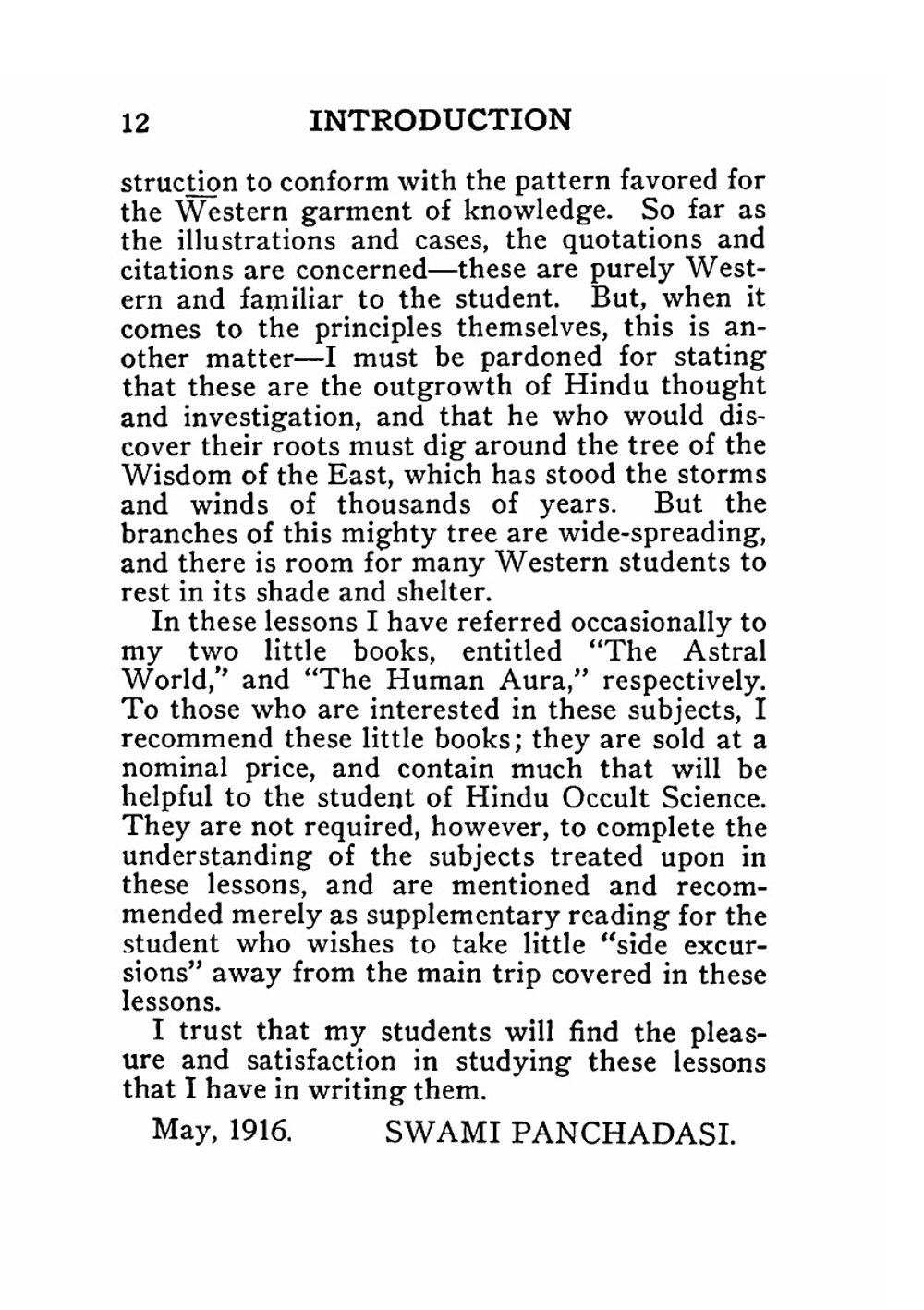 Clairvoyance and occult powers | Swami Panchadasi