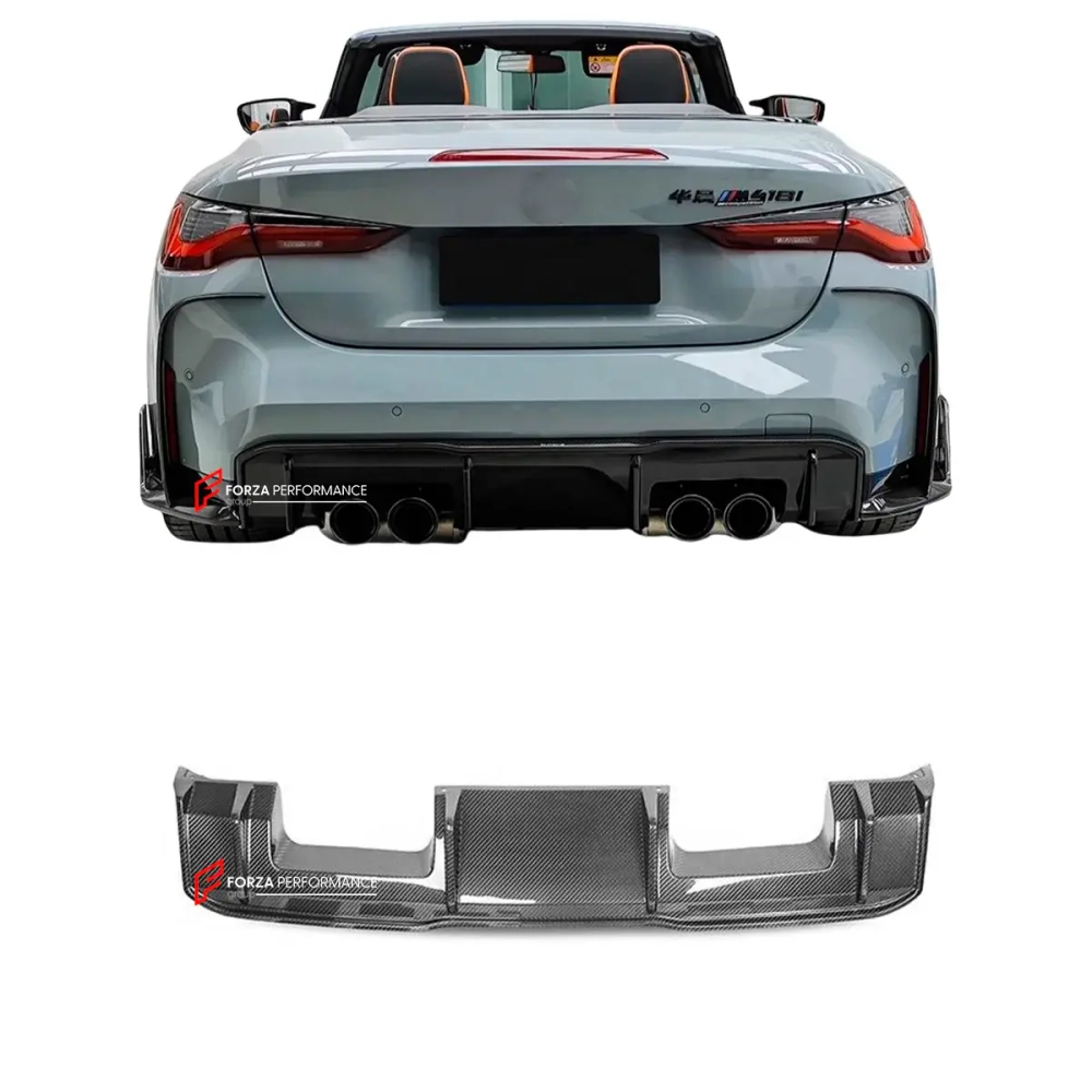 Карбоновый диффузор заднего бампера для BMW G80 M3 / G82 M4 2020+ БМВ