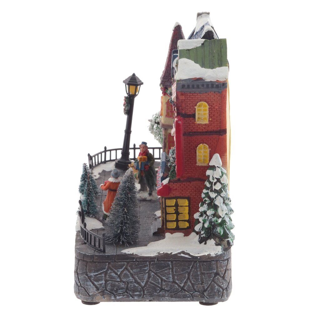 GAEM Фигурка декоративная "Рождество" (4 мелодии, подсвет, движ, 3xAA н/п, +USB), L30 W13,5 H21 см