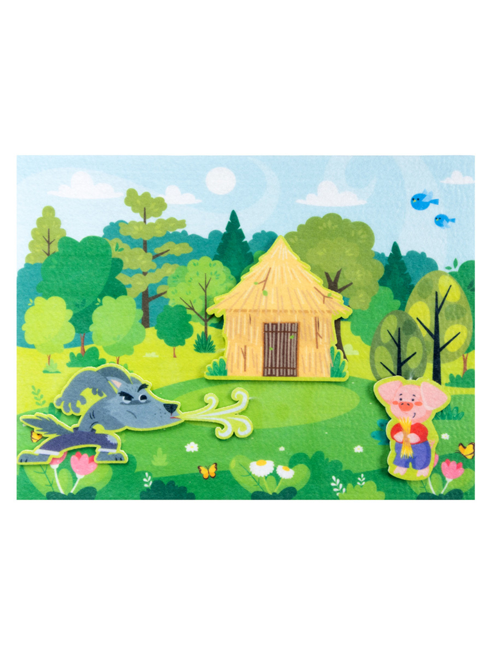 Набор из фетра на липучках ТРИ ПОРОСЕНКА