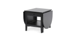 Стол журнальный с ящиком - аналог ИКЕА / ARKELSTORP/АРКЕЛЬСТОРП/ВУХТЫМ / IKEA , 140x65x52 см, черный