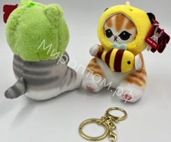брелок игрушка котик в костюме купить оптом