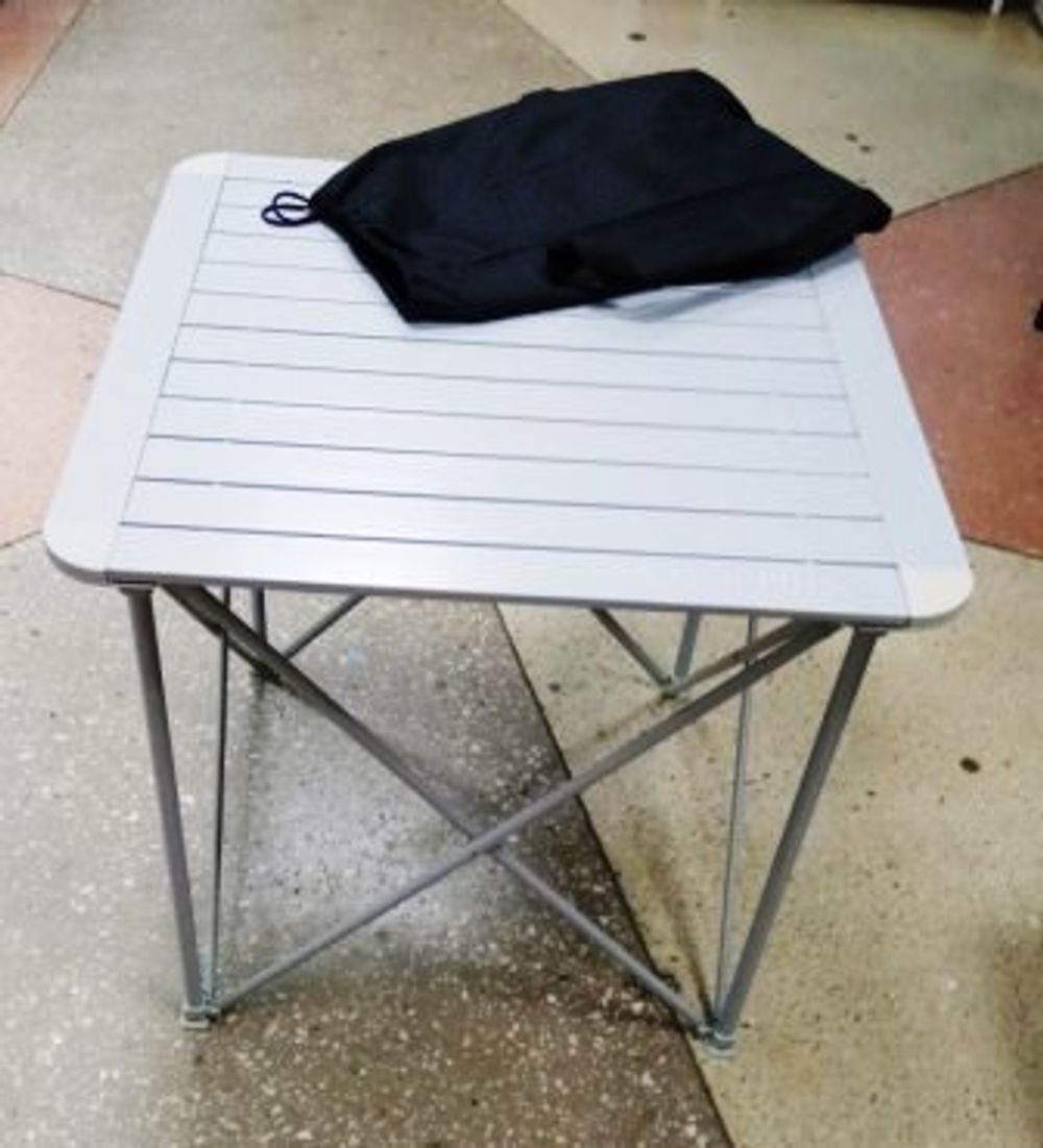 Стол походный складной SV-T-01, металл+пластик  1/6