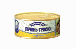 Печень трески Ультрамарин натуральная с ключом 230 гр
