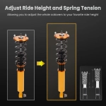 Coilover Kits подходит для автомобиля BMW 5 (F10) Sedan(01/2009-10/2016) Adj. Height Shock Absorbers lowering kit