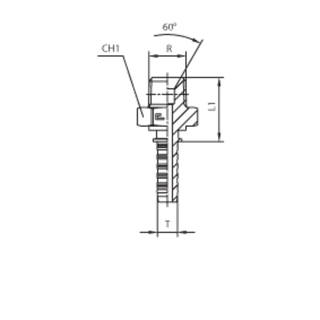 Фитинг DN 25 BSPT 1.1/4