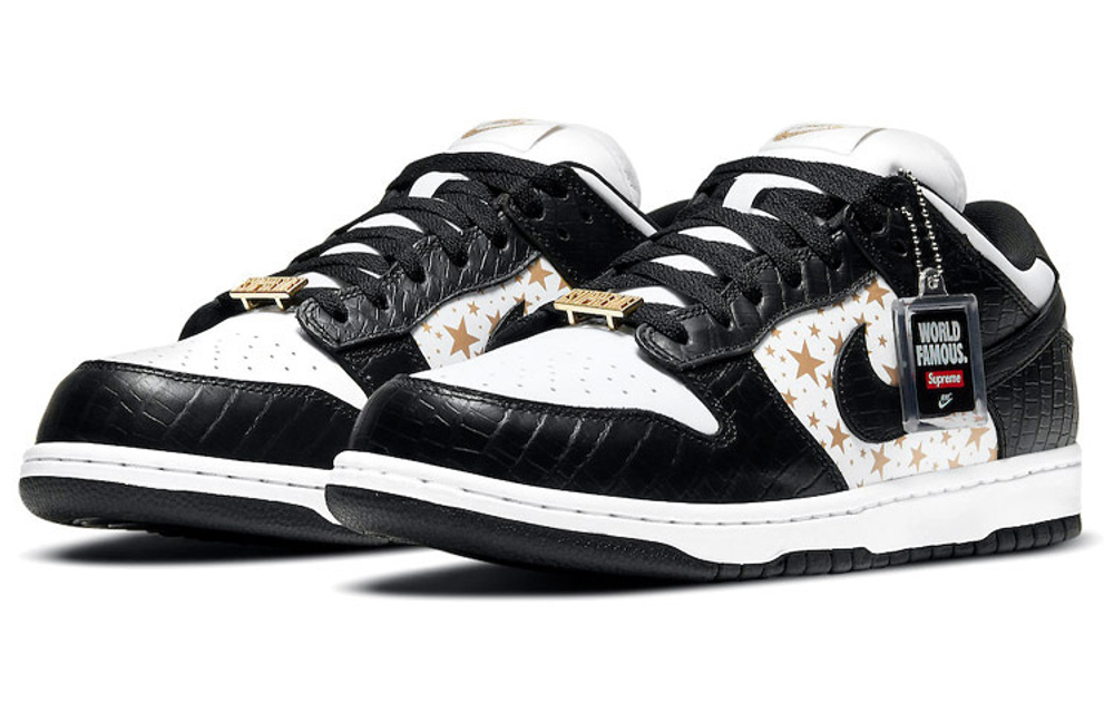 Кроссовки Supreme X Nike Dunk Sb Black Stars