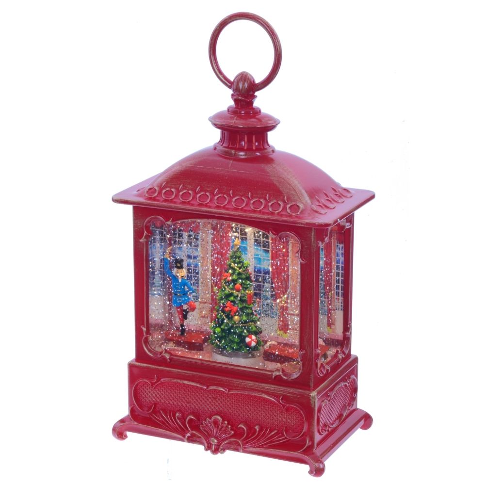 GAEM Изделие декоративное "Фонарь" (подсвет, вьюга, движ, 3хАА н/п), L13,5 W8 H23 см