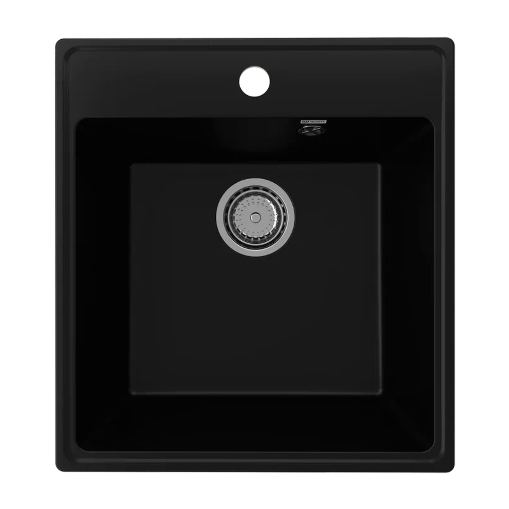 МОЙКА ULGRAN QUARTZ КВАДРАТНАЯ КВАРЦЕВАЯ 460*500 FORTE 460-07 УГОЛЬ