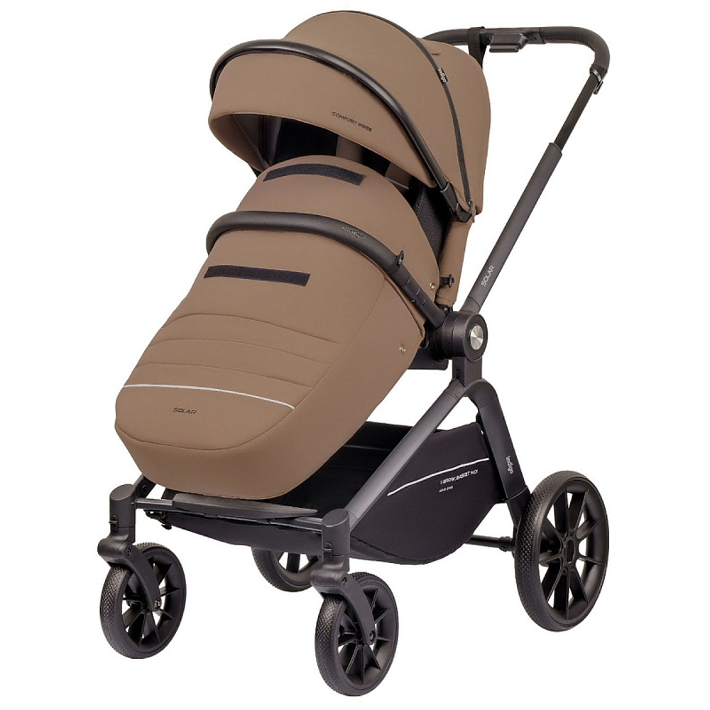 Детская коляска Indigo Solar 3 в 1 темно-бежевый