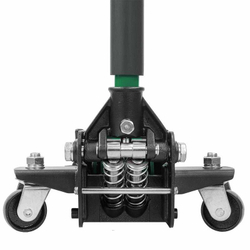 Домкрат подкатной гидравлический двухпоршневой 3т (h min 85мм, h max 430мм) RockForce RF-T830018 HT