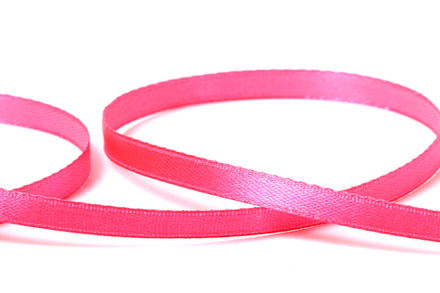 Лента атласная, 6 мм, №014 яр. роз.