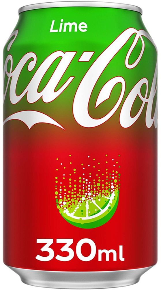 Газированный напиток Кока-Кола Лайм / Coca-Cola Lime (Великобритания) 0.33 - банка