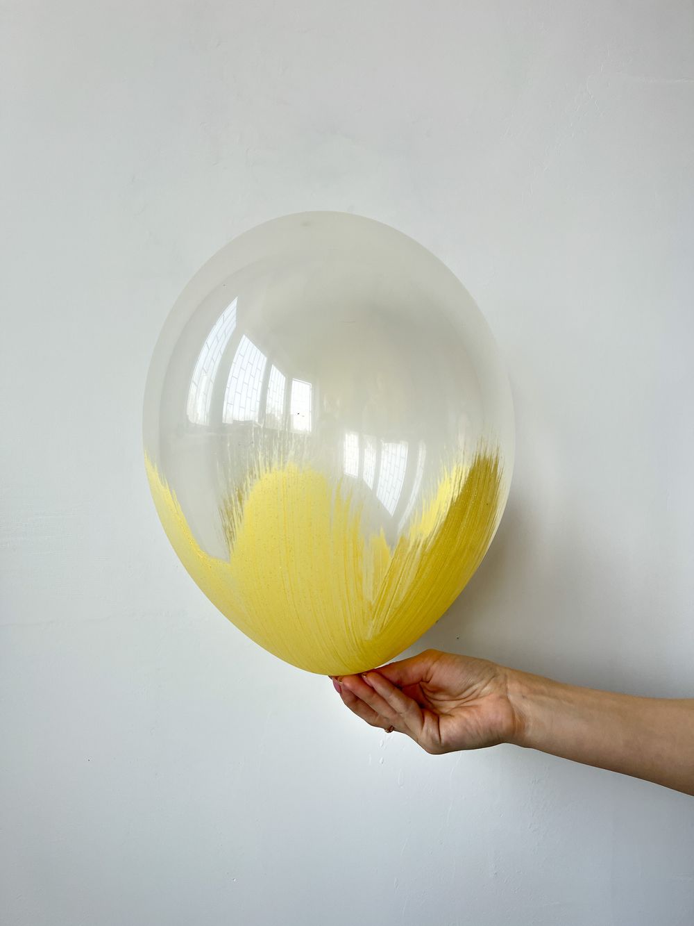 Шар Браш 30 см желтый (БГ-17) 