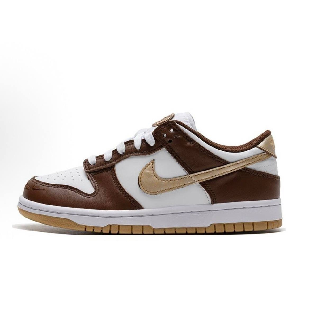 Nike Dunk Low Cacao Wow Metallic Gold