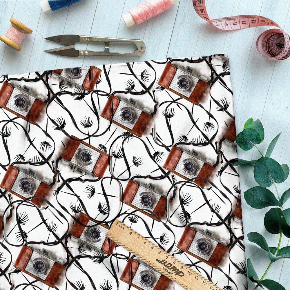 Ткань дюспо антикварные фотоаппараты