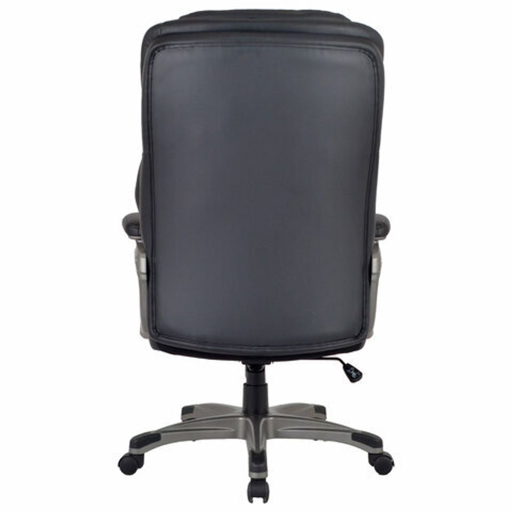 Кресло BRABIX PREMIUM "Regal EX-557", НАГРУЗКА до 150 кг, пружинный блок, экокожа, черный, 532945