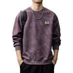 Толстовка вареная с облаками, мужские красивые топы с длинными рукавами в американском стиле, весенне-осенние