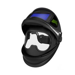 Щиток защитный лицевой сварщика РОСОМЗ НН38 Стальной Барс (маска сварщика) с откидным АСФ, арт. 53825