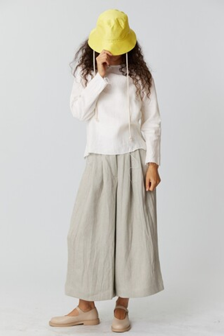 Панама шелк-чесуча желтая