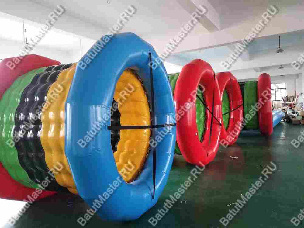 Аттракцион надувной роллер «Радуга», ПВХ, 2,2*2*2 м