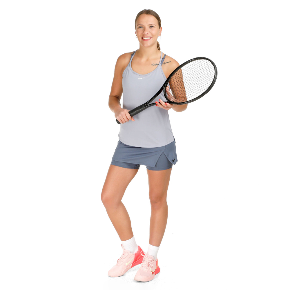 Женская теннисная юбка Nike Dri-Fit Court Skirt Women - Blue Grey