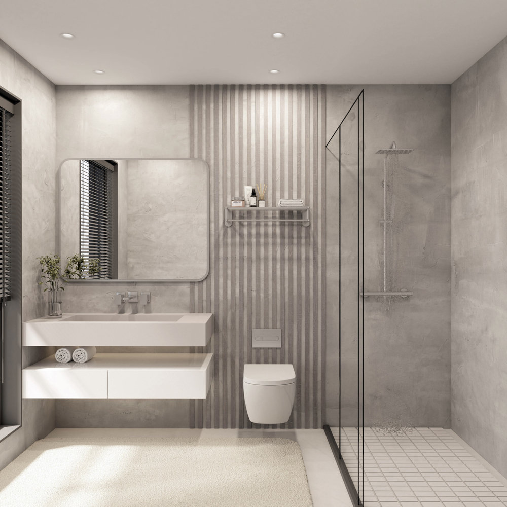 Встраиваемый влагозащищенный светильник KIBEK, IP65, 15 Вт, GU5.3, LED, белый, пластик