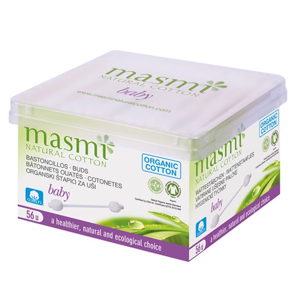 Детские гигиенические палочки из органического хлопка (MASMI NATURAL COTTON) Детские гигиенические палочки из органического хлопка (MASMI NATURAL COTTON)