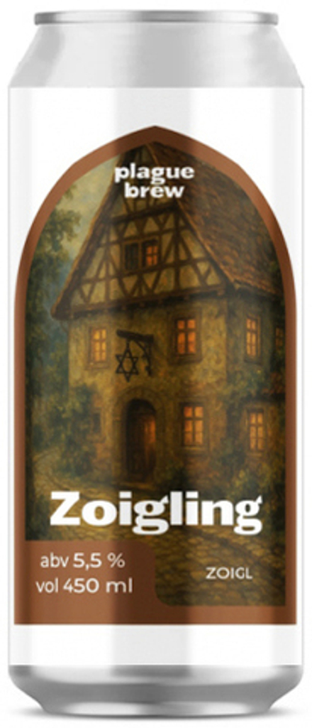 Пиво Плейг Цойглинг / Plague Zoigling 0.45 - банка