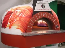 Печь для пиццы на газе и дровах Valoriani Vezuvio Igloo 120 (на 5 пицц)