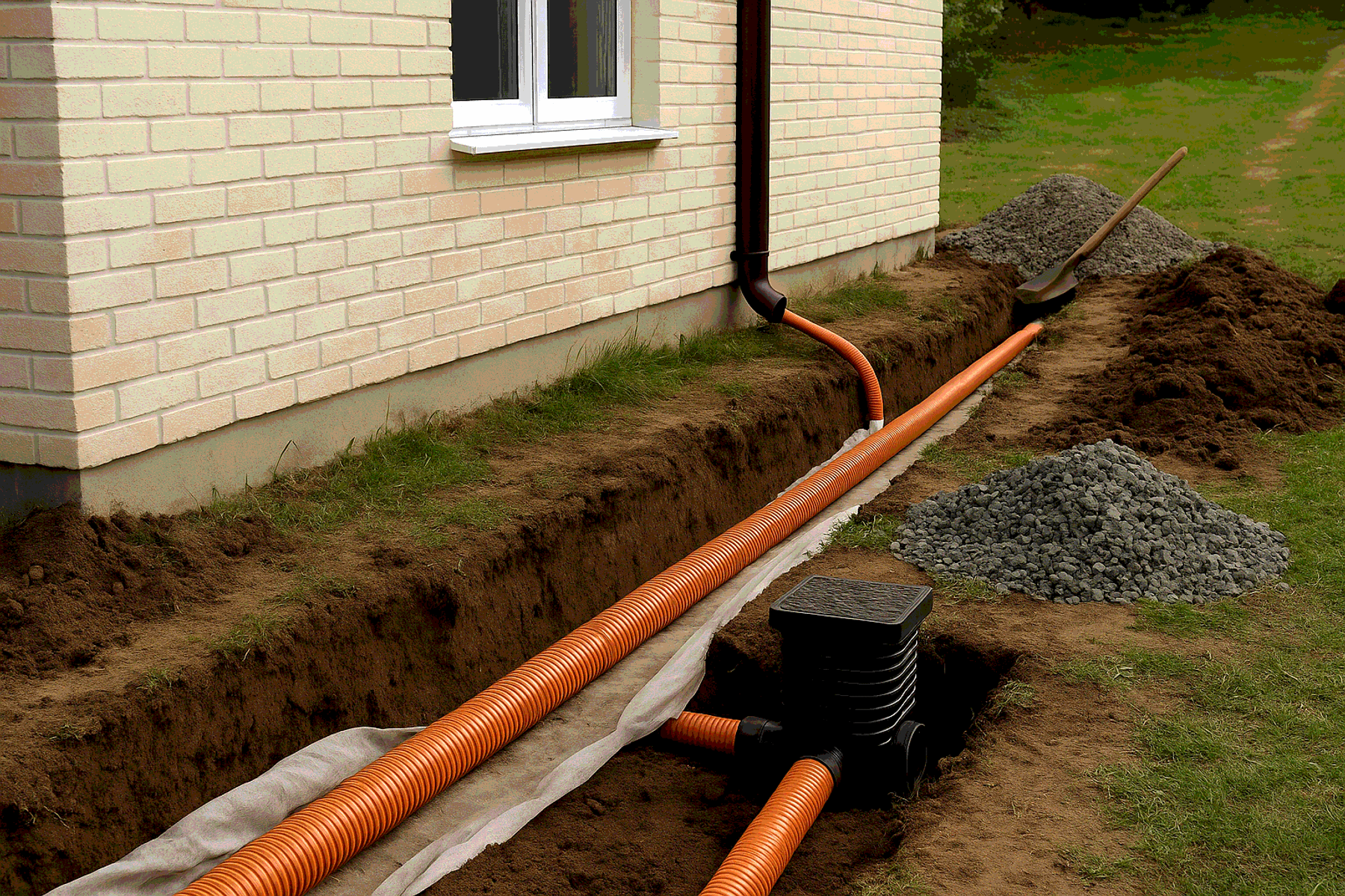 Дренажная система под снегом: как работает отвод воды зимой