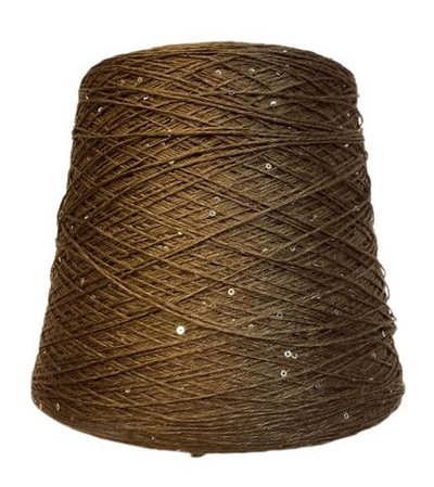 Пряжа на бобине (Италия) 72% лен 20% шелк 8% п/л 100г-320м 375г