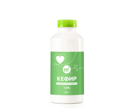 Кефир 1%, Ферма М2, 500 мл