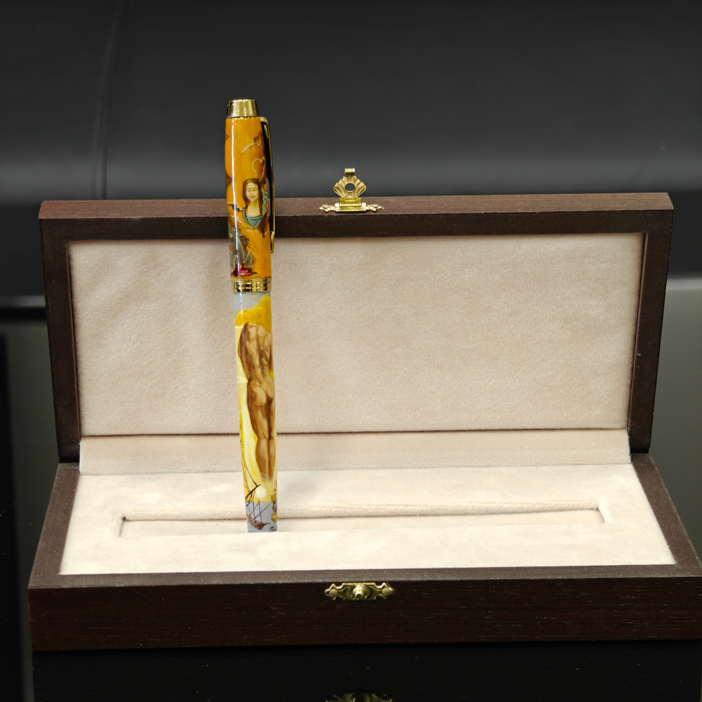 Коллекционная ручка Parker с ручной росписью Палех "по мотивам Дали"