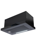 Вытяжка кухонная MACBI Perfa-60G-baf (BLACK) черный, D150мм, 1200м3/ч, полновстраиваемая, мотор 230Ватт, стекло 60см, сенсорное управление + управление жестами