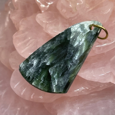 56589  Серафинит Кулон 39мм