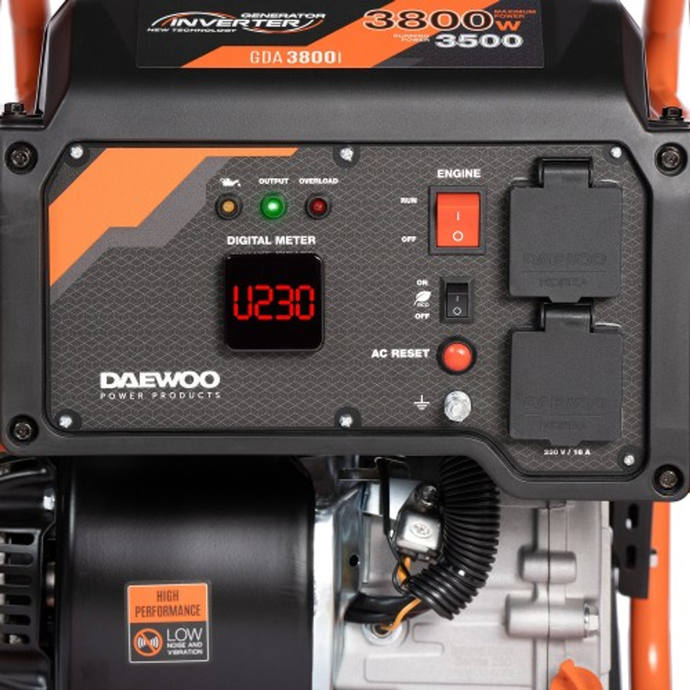 Генератор бензиновый DAEWOO GDA 3800 i инверторный GDA 3800i
