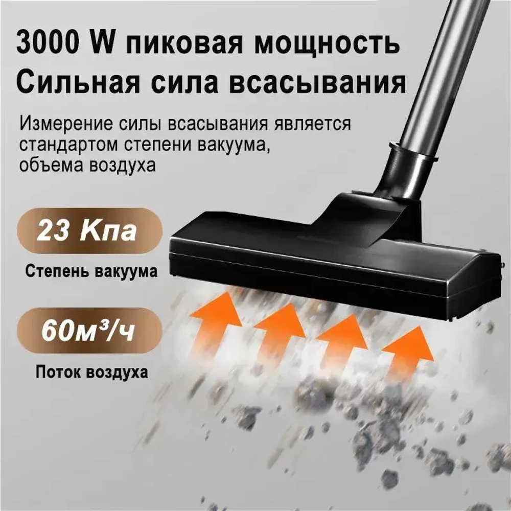 CANESPUK Строительный пылесос 35 л, 3300 Вт